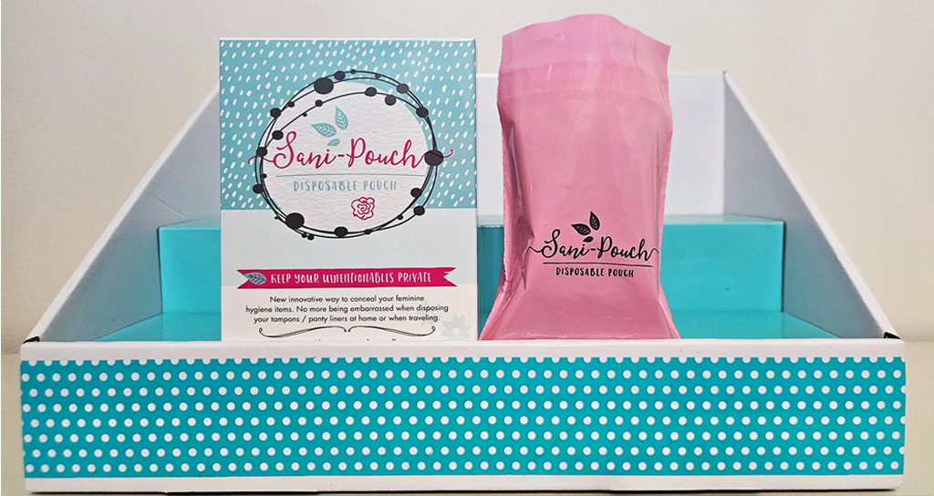 Sani-Pouch Single Pack product packaging